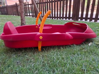 Trineo infantil Decathlon rojo