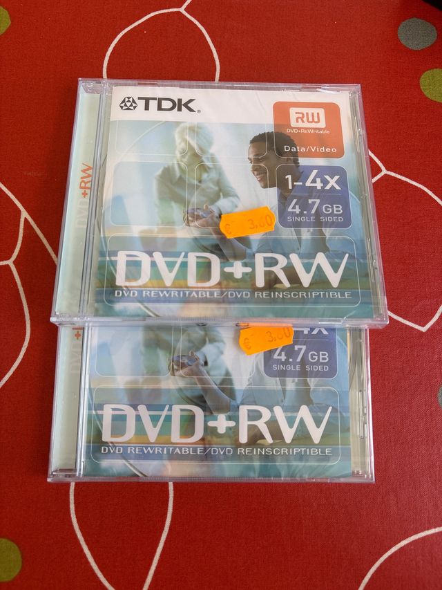 TDK DVD+RW ( regrabables ) 4.7GB