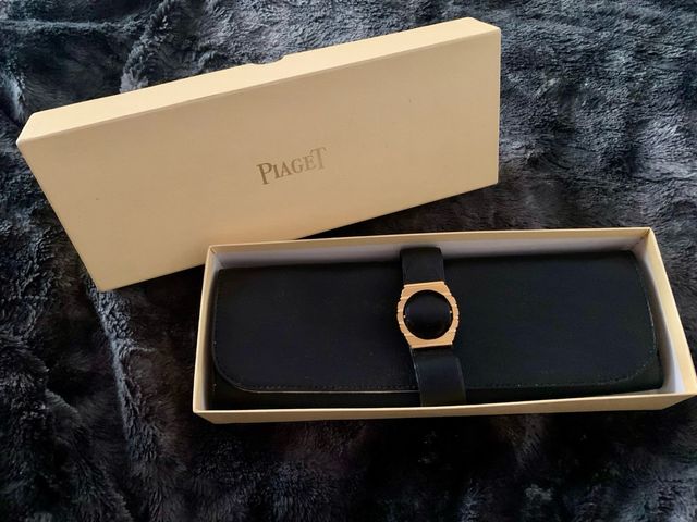 Estuche de viaje Piaget de piel reloj colección