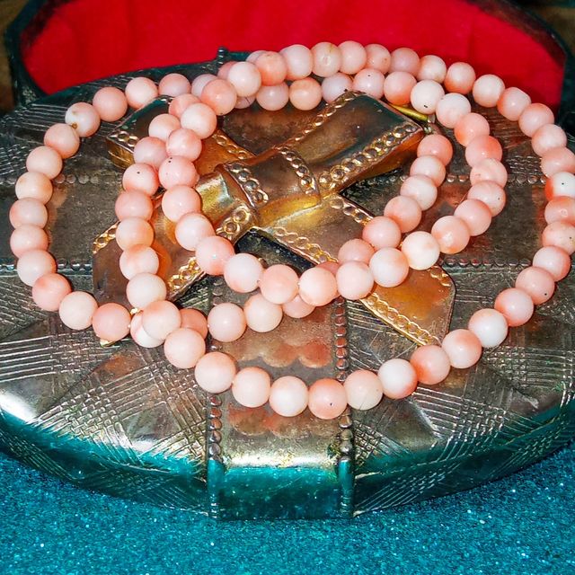 Collana Antica Corallo Rosa - Misú