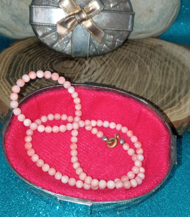 Collana Antica Corallo Rosa - Misú