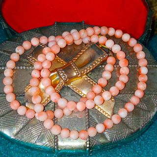 Collana Antica Corallo Rosa - Misú