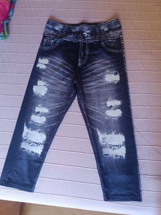 Mallas cortas efecto denim