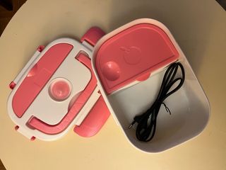 Fiambrera eléctrica rosa