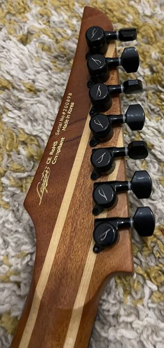 Guitarra Legator N7FP zurda zurdos