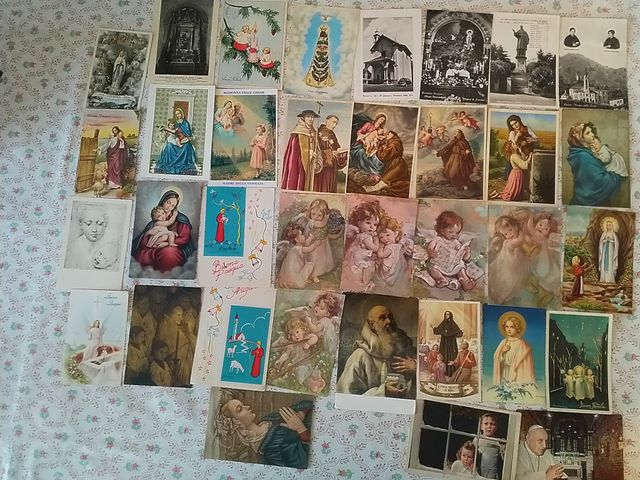 34 Cartoline Sacre Antiche ANNI 1950-1970