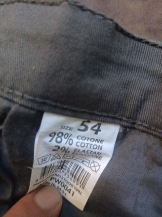 Pantaloni Cotone Marroni