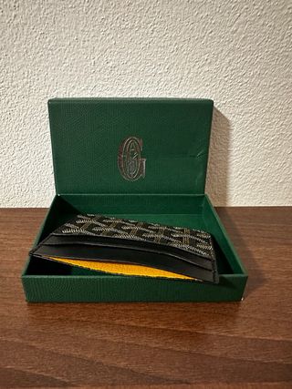 Portacarte Goyard - Nero e Verde