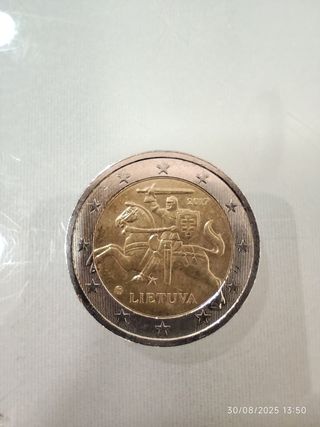 Moneda 2€ Lituania 2017