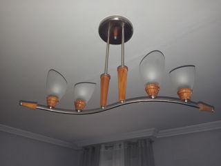 Lampara 4 focos - Moderna