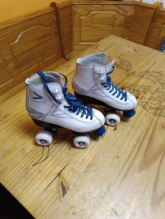 Patines Boomerang: Botines blancos