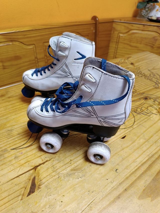 Patines Boomerang: Botines blancos