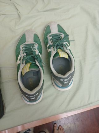 Zapatillas Munich - Grises y Verdes