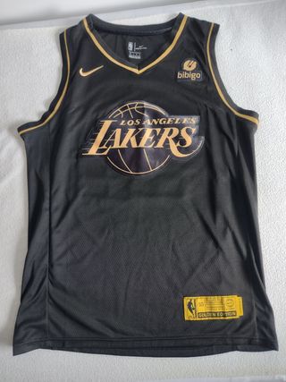 Camiseta Lakers Nike Negra - Talla L