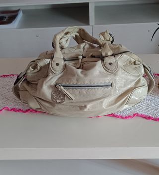Bolso beige mujer