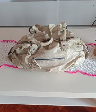 Bolso beige mujer