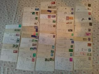 56 cartoline PAESAGGISTICHE ESTERO ANNI 1952-1979