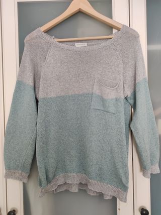 Jersey Renatta & Go - Gris & Turquesa