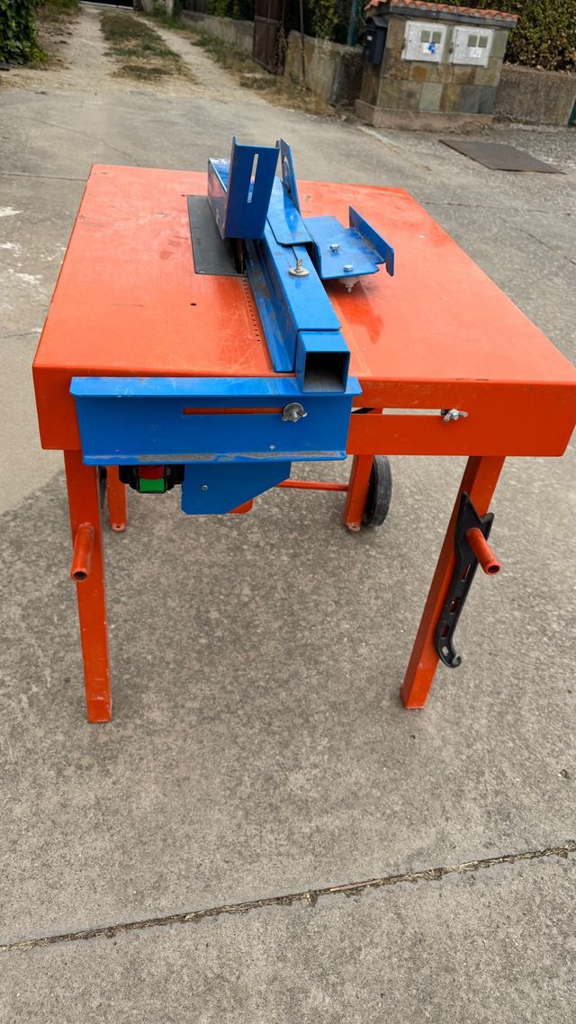 Mesa tronzadora madera durher