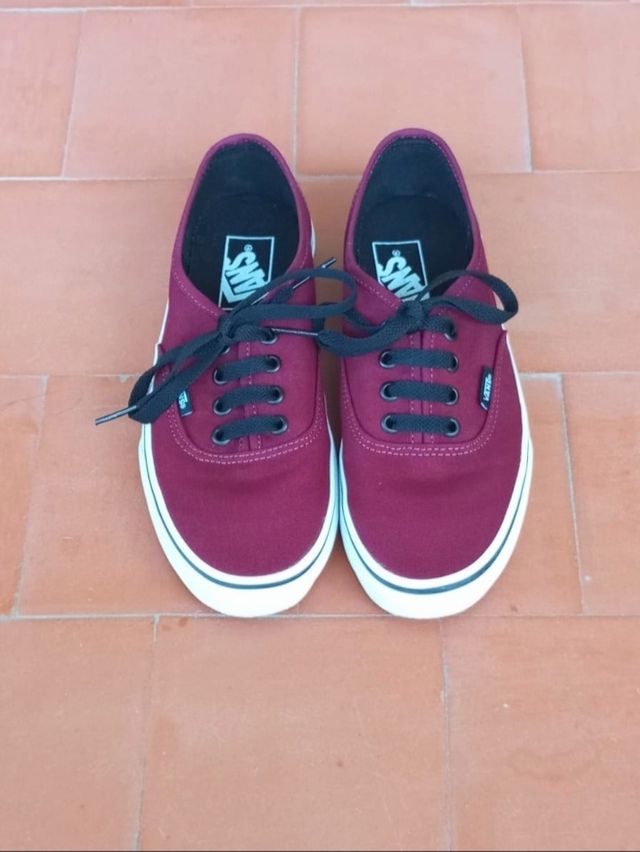 Zapatillas Vans granate