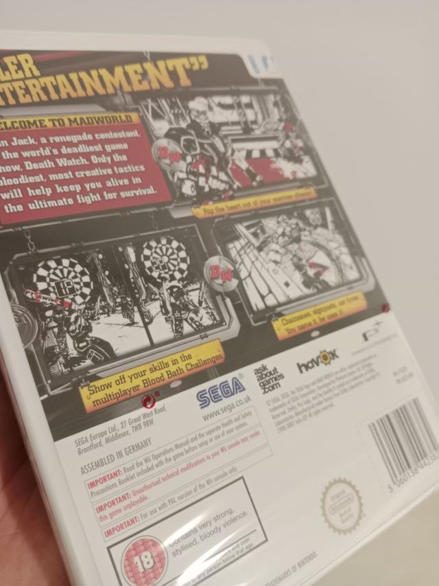 MadWorld Wii - PAL - Sellado precintado