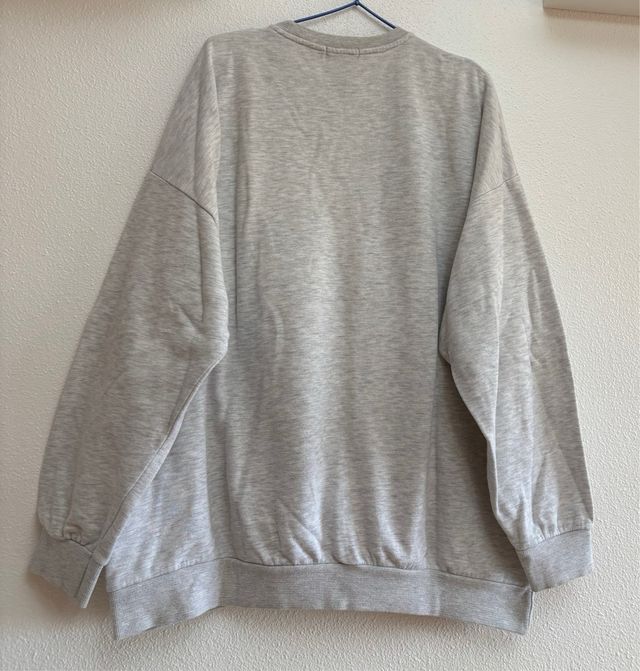 Sudadera Berkeley Bershka Gris