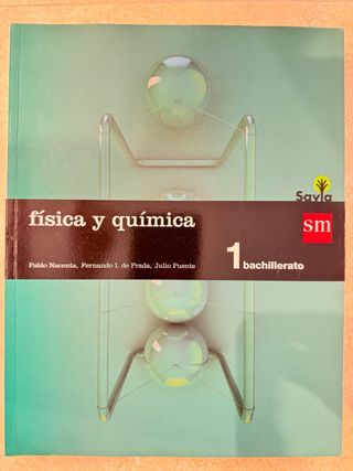 Física y química. 1 Bachillerato. Savia
