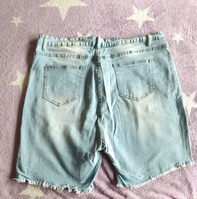 Shorts vaqueros azules claros