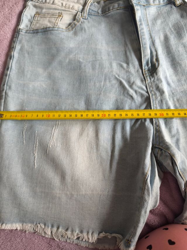 Shorts vaqueros azules claros