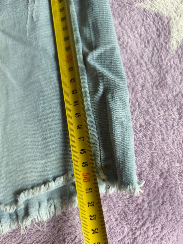 Shorts vaqueros azules claros