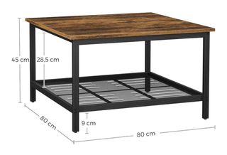 Mesa centro café - madera & metal