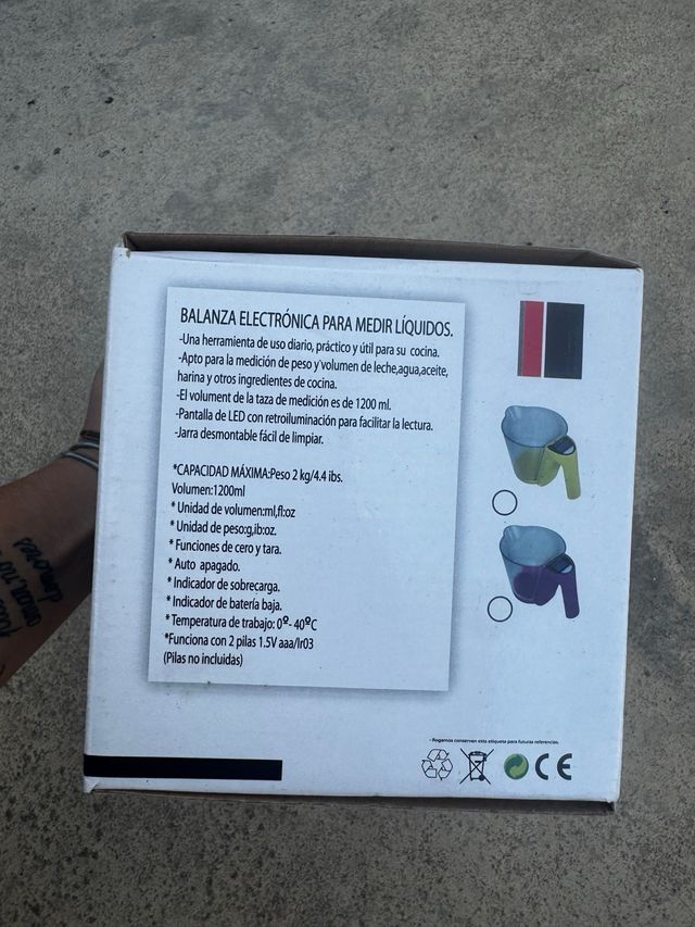 Balanza de líquidos Omiya PT-838