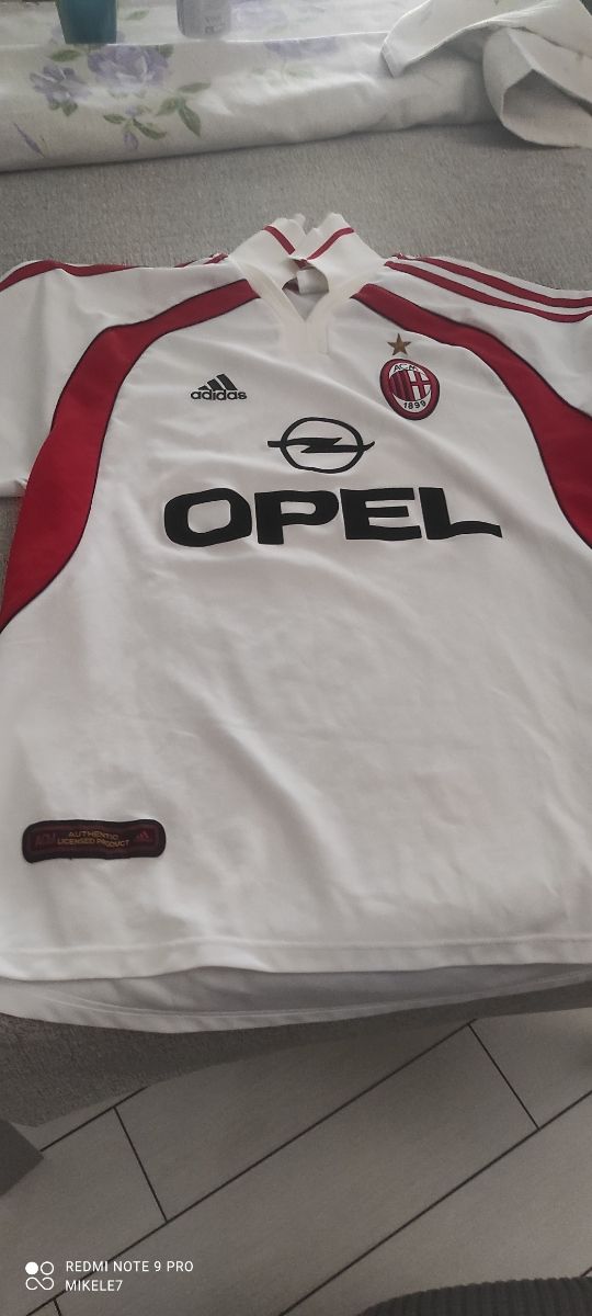 Maglia AC Milan Opel 2000-01 Maglia di 25anni