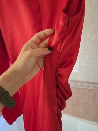Vestido rojo Zara - Talla S