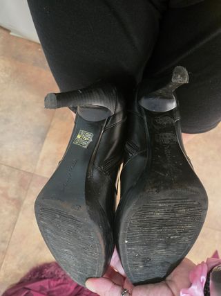 Botas altas piel negras de Patricia Miller