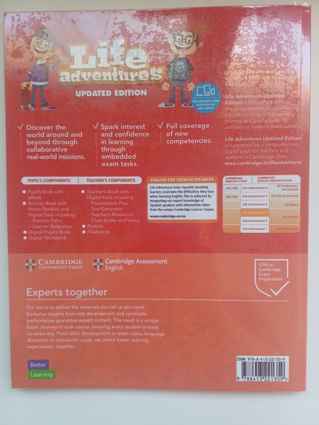 Life Adventures Updated Level 3 Pupil's Book wi...