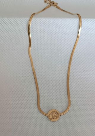 Collar dorado acero inoxidable