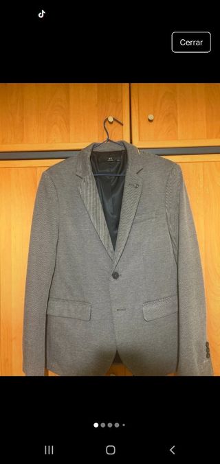 Chaqueta americana JVz gris