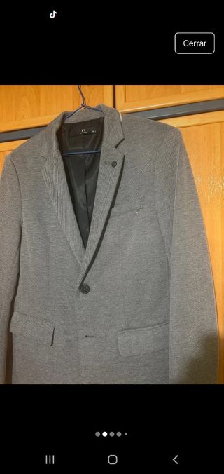 Chaqueta americana JVz gris