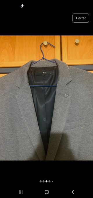 Chaqueta americana JVz gris