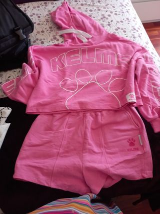 Conjunto Kelme Leftie rosa