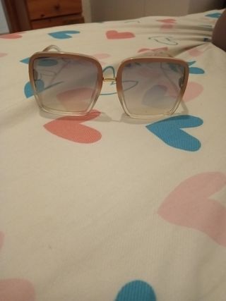 Gafas de sol beige-rosa
