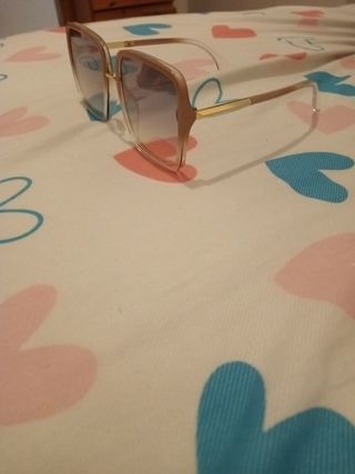 Gafas de sol beige-rosa