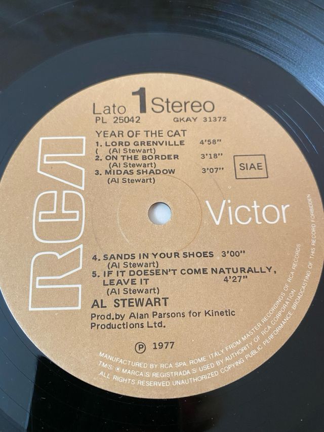 Al Stewart - Year of the Cat (Vinile)
