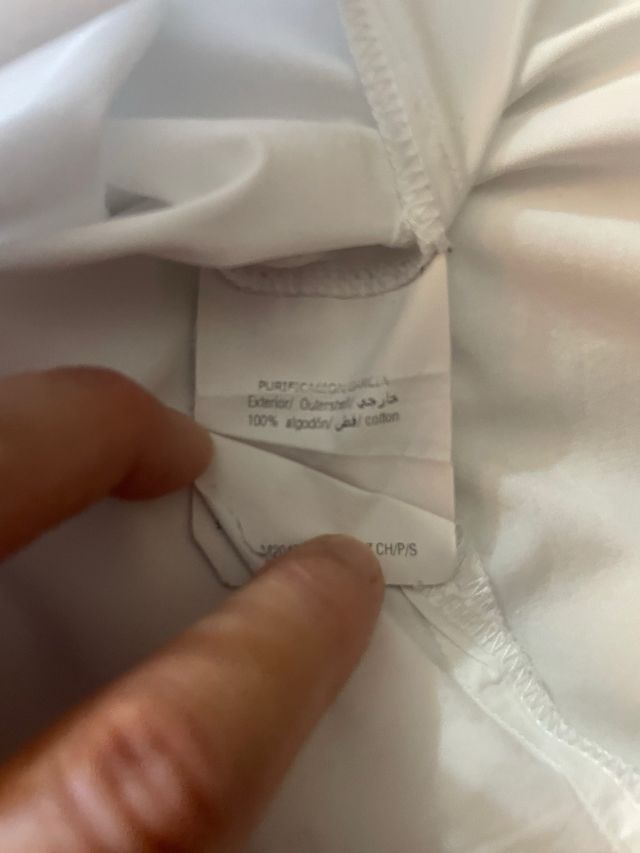 Camicia bianca Purificación García