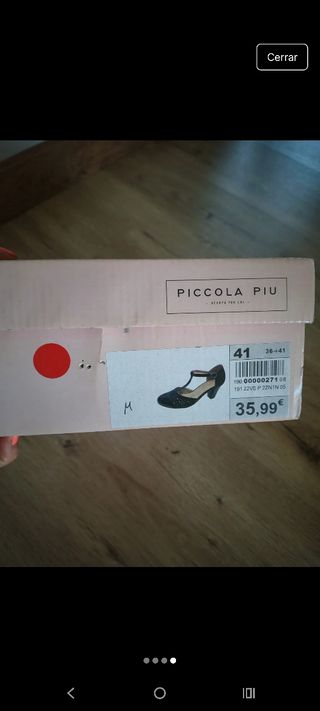 Zapatos PICCOLA PIU negros 41
