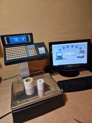 Balanza Dibal  2 Impresoras ticket y pegatinas