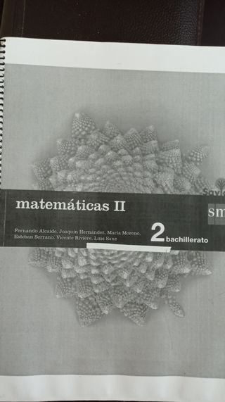 Matemáticas II. 2 Bachillerato. Savia