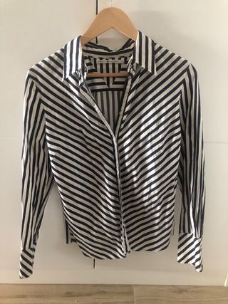 Camisa Tommy Hilfiger rayas azul-blanco