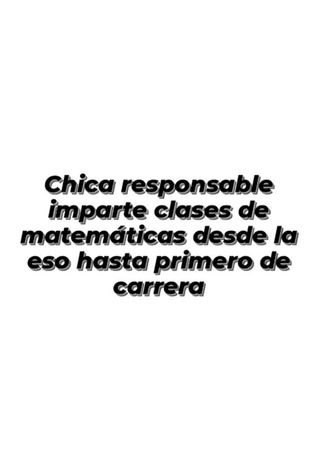 Clases de matemáticas